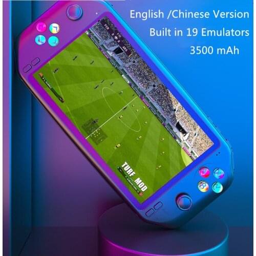 New Coolbaby RS18 7 inch Handheld Game Console Double Joystock Controller TF Card Built in 3500 mAh For PS1 NES Kids Gift