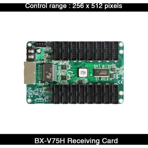 HD Onbon BX-V75H RGB Full Color Receiving Card With 16 HUB75 Ports LED Display Full Color Synchronous Control Card