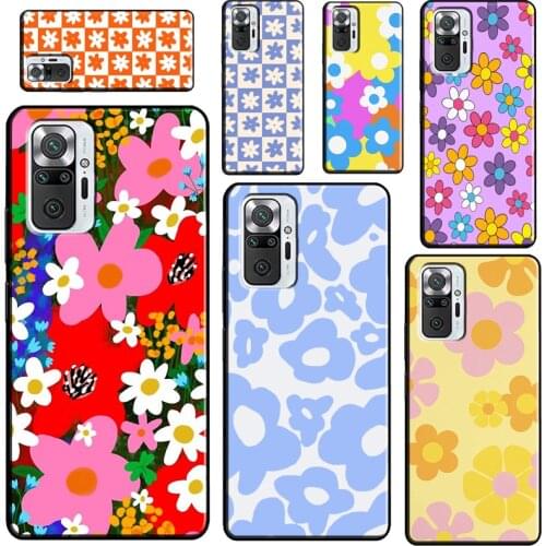 Psychedelic Flower Power Groovy Boho For Xiaomi Redmi Note 10 9 Pro 8T 9S Note 7 8 Pro Case For Redmi 9 7A 8A 9A 9C 9T Cover