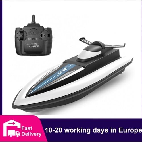 Rc Boat 2.4G Full Frequency High Speed Boat 80 Meters Remote Control Distance Childrens Toy Game Remote Control Boat