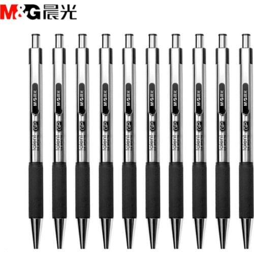 M&G stationery High Value All Metal Gel Pen 0.5mm Signing Pen Gift Box Gel Pen Black GP0170
