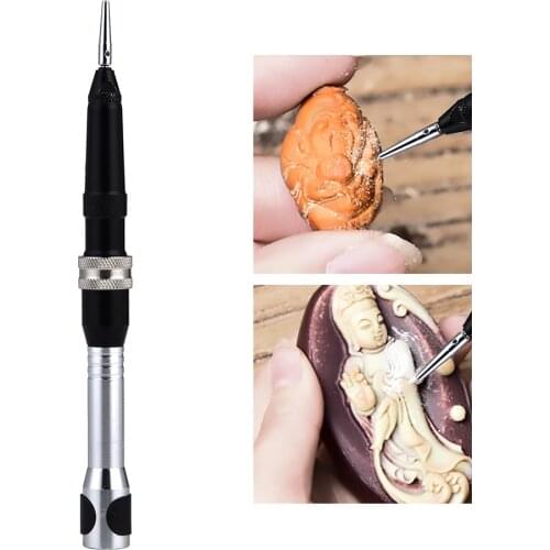 Jewelry Rotary Handpiece Engraving Hammer Handle for Flex Shaft Shank Machine Jewelry Carving Drill Quick Change Accessory Tool