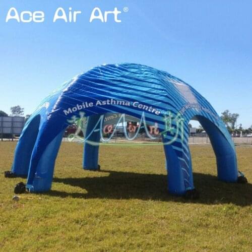 Cheapest huge 8m diameter inflatable spider tent outdoor spider dome trade show booth marquee gathering place with free shipping
