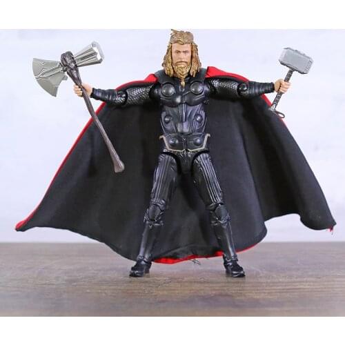 SHF Avengers Endgame Thor PVC Action Figure Collectible Marvel Super Hero Figurals Toy