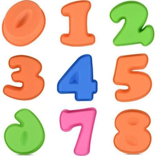 Silicone Number Cake Mould Birthday Anniversary Celebration Baking Mould Tray Cake Mold Decorating Tools-30