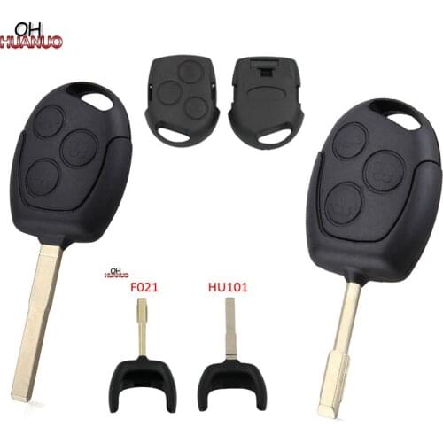 Replacement SHELL fits for Ford Fiesta Focus Mondeo Puma Ka for 3 Button Remote Key Fob