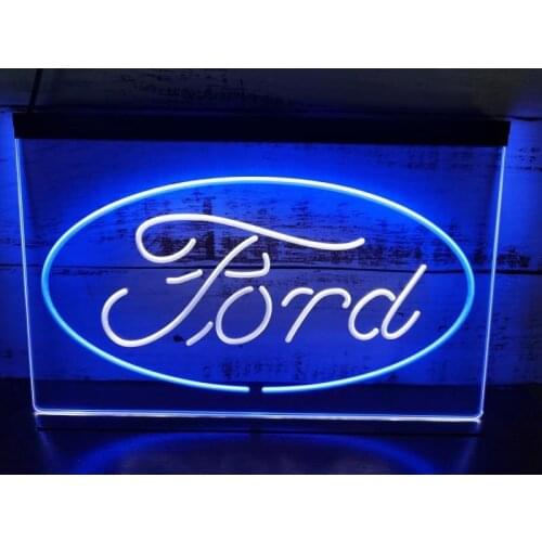 SS103 Ford Dual Color LED Neon Sign
