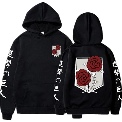 Attack on Titan Hoodie Anime Mens Hoodie Pullover Sweatshirts for Men Women/male Sportswear Harajuku Tops