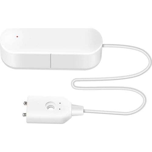 Smart Water Leak Alarm Bathroom Water Overflow Sensor Detection APP Control