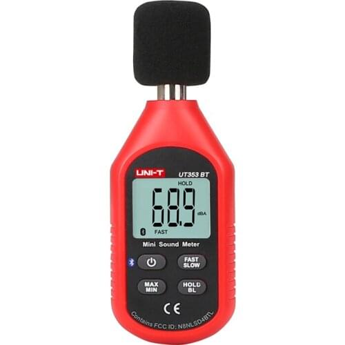 UNI-T UT353BT Sound Level Meter 30-130dB Decibel Meter Monitoring Sound Level Meters Digital Bluetooth Noise Meter Tester