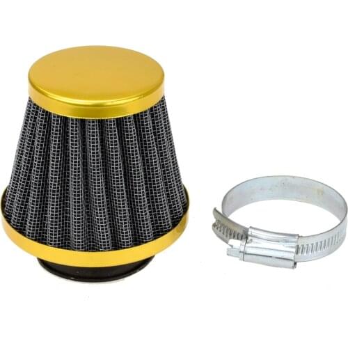 Universal Decorative Motorcycle Carburetor Air Filter Modifie Air-Cleaner Scooter ATV UTV Dirt Bike Red Blue Gold Green