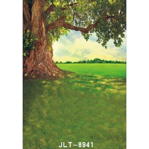 Spring Tree Grassland Wedding Children Vinyl Background For Photo Studio Props Baby Backdrops for Photography