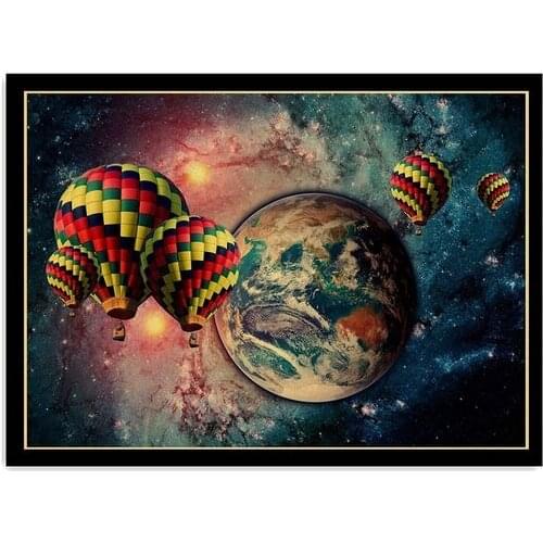 Universe Galaxy Starry Space Planets In The Solar System Metal Tin Sign 8x12 Inch Cafe Bar Bedroom Decor Living Room Retro