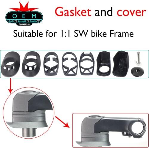 S-W OEM 90-110mmBicycle Alloy Stem/Gasket and Cover Road Bike Handlebar Accessories
