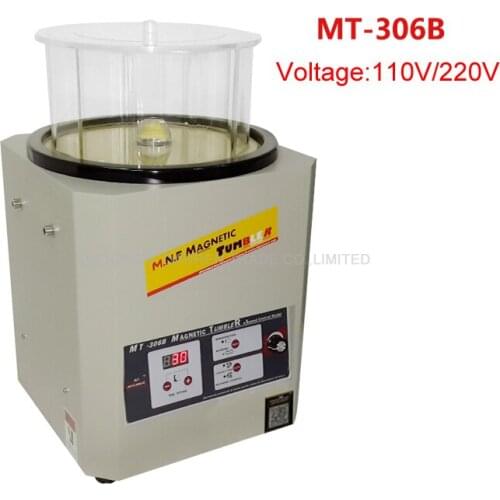 1pcs 110V/220V Magnetic Tumbler Jewelry Polisher Super Finishing MT-306B