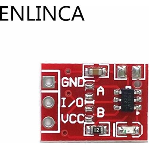 10PCS/LOT NEW TTP223 Touch button Module Capacitor type Single Channel Self Locking Touch switch sensor