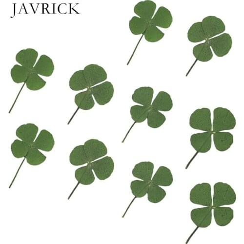 10Pcs Dried Leaf Clover UV Resin Decor Nail Art Epoxy Mold Filling Jewelry DIY Accessories Necklace Jewelry Making Tool