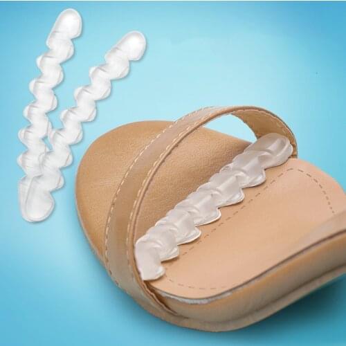 2Pcs Non-slip Insoles Sticker for High Heels Flip Flop Sandals Silicone Women Elegant Self-adhesive Foot Patch Gel Forefoot Pad