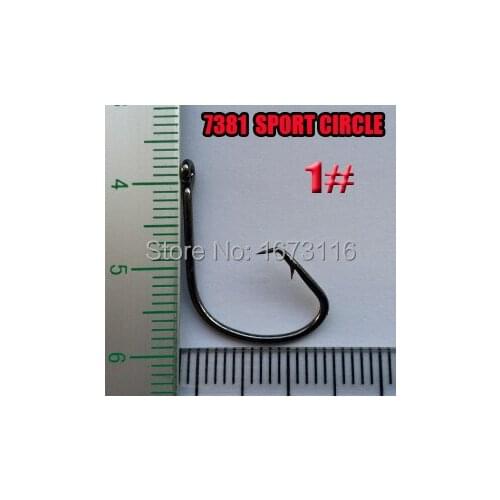 2015NEW SPORT CIRCLE HOOK size:1# Authentic, high-quality 200PCS/LOT