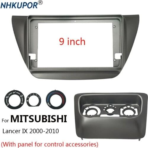 Auto Stereo Android Head Unit Frame Kit For MITSUBISHI Lancer IX 2000-2010 Double Din Center Console Holder Dash Panel Fascia