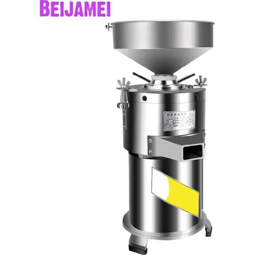 BEIJAMEI Supplier Electric Sesame Peanut Butter Machine Stone Grinding Stainless Steel Commercial Peanut Butter Maker