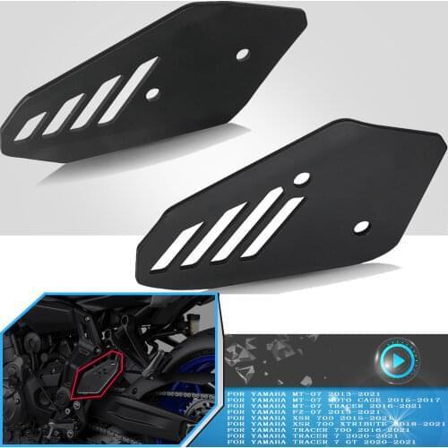 For YAMAHA MT-07 MT07 FZ07 FZ-07 XSR 700 TRACER 700 7 7GT 2020 2021 Motorcycle Rear Heel Brake Reservoir Pump Protector Guard