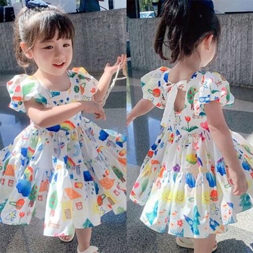 JINEFTSDU Summer Dresses For Girls