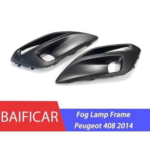 Baificar Brand New Front Fog Lamp Lights Frame Decorative Cover For Peugeot 408 2014