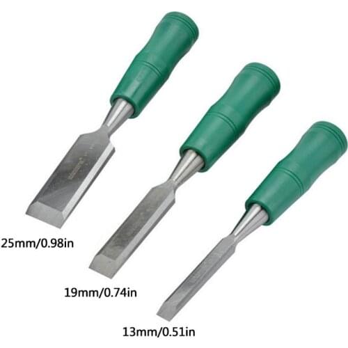 OOTDTY Woodworking Professional Wood Chisel with Comfortable Handle Wood Carving Tools