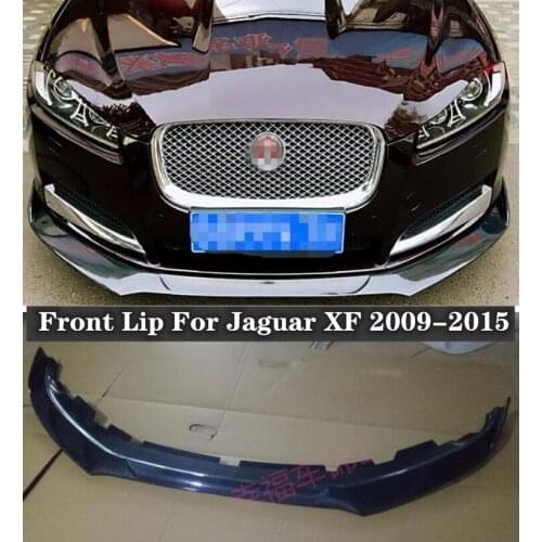 High Quality Carbon Fiber Bumper Front Lip Protector Cover Fits For Jaguar XF 2009 2010 2011 2012 2013 2014 2015