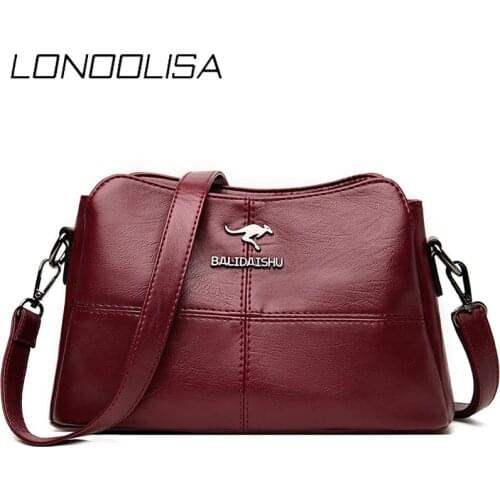 Casual Womens Bucket Bag Soft Leather Shoulder Crossbody Bag for Women Simple Female Trended Bag Designer High Quality Handbags