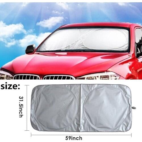 Front Window 150*80 SunShade Auto Sun Visor Durable Windshield Large Block Cover Protector Foldable