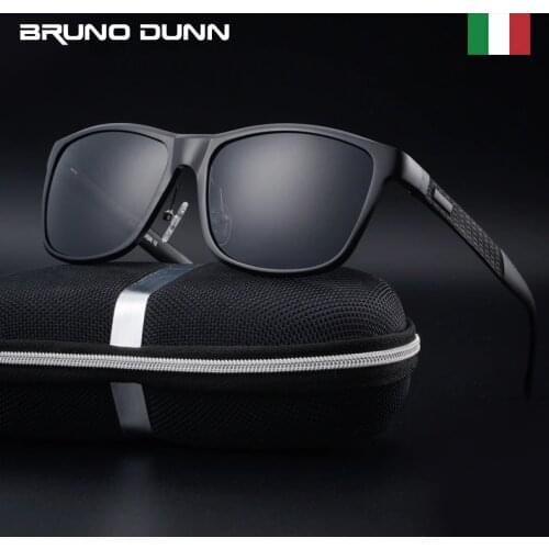 Bruno Dunn Aluminum Sunglasses polarized Men UV400 Square Sun Glasses For Male 2020 Sunglases ray oculos de sol masculino
