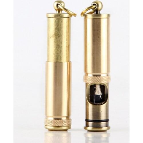 Waterproof Antique Cylindrical Pull-down Outdoor Kerosene Lighter Smoking Accessories Briquets Et Accessoires Fumeurs Men Gifts