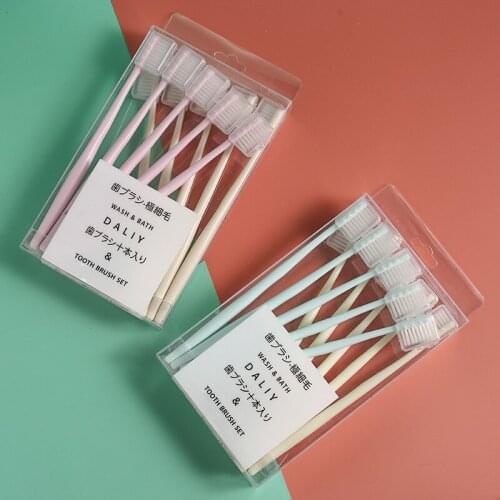 Toothbrush Wholesale Ultra-fine Soft Toothbrush Antibacterial Protect Gum health Travel Portable Tooth Brush Oral Hygiene Tools