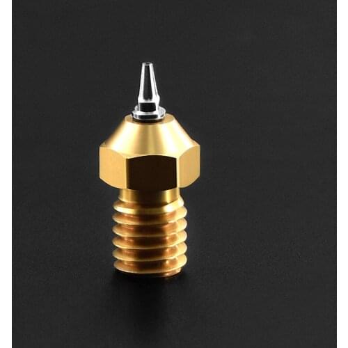 3D printer accessories E3D pointed nozzle E3D-V5/6M6 thread 1.75 consumable MK8 brass lettering
