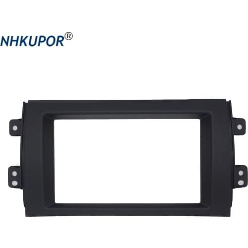 2 DIN Refitting Car Radio Stereo DVD Frame Dash Kit For SUZUKI SX4 2007-2010 Dashboard Panel Center Contorl Holder Bezel