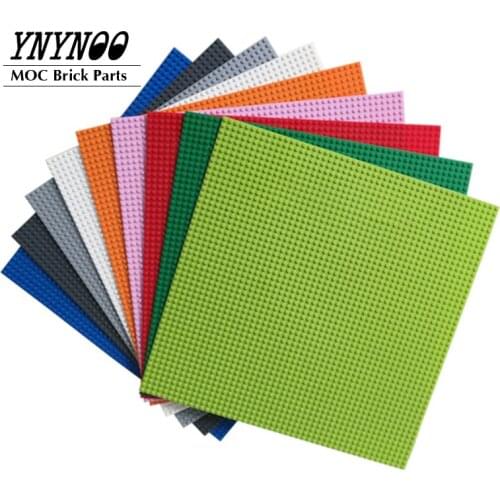 Baseplate 50 x 50 Points Small Dots LOGO MOC Element Building Blocks Base Plate Small Bricks for Pixel Art Construction Kids Toy