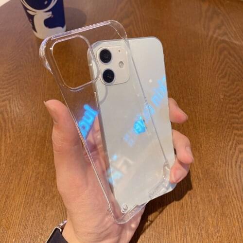 Luxury Frameless Transparent Phone Case For iPhone 12 11 Pro Max Mini X XS XR 7 8 Plus SE 2 Ultra Thin Hard PC Clear Back Cover