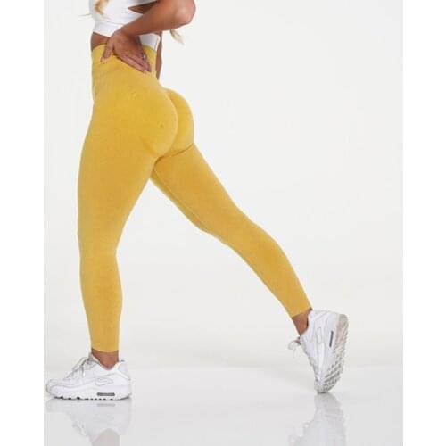 Women Sport Yoga Pants Butt Booty Push Up Seamless Leggings High Waist Pant Fitness Jogging Tights Female Gym Workout Sportswear