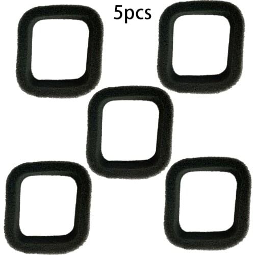5 Pcs Air Filter Fits For Various Strimmers 50mm X 43mm For Various Strimmers Filter Sponge
