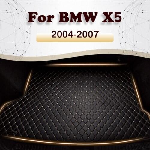 Car trunk mat for BMW X5 E53 Five seats 2004 2005 2006 2007 Cargo Liner Carpet Interior Parts Accessories Cover