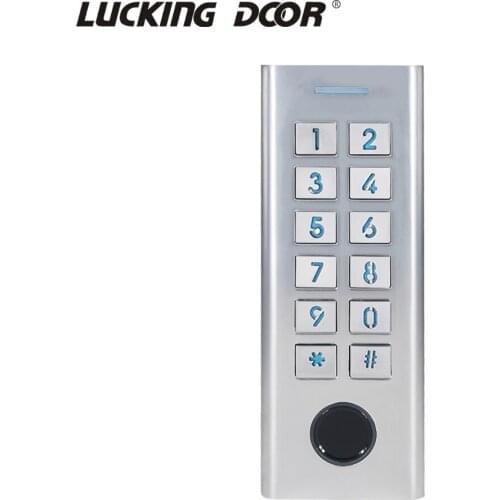 Metal IP66 waterproof Fingerprint door access control system Electronic Door Lock keyboard Standalone access controller