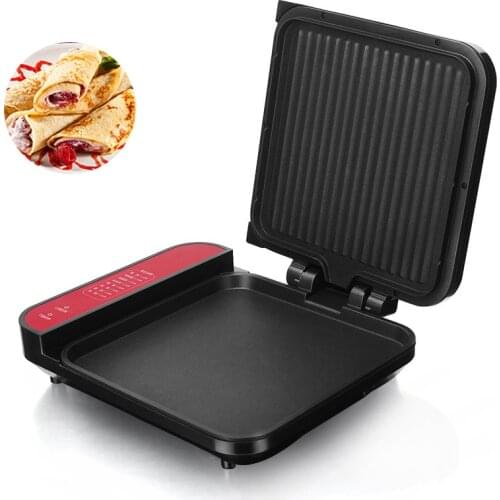 Multi-function Electric Baking Pan Double-sided Heating Frying Waffle Machine Automatic Household Electric Grilling Pan DLD-006