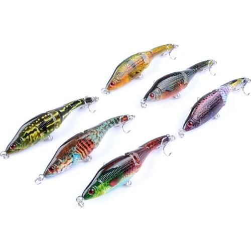 East Rain multisection bait 9.5cm 8.9g 3pcs All Range Fishing Lures Swimbait Crankbait Hard Bait Fishing Accessory Free shipping