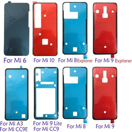 20 Pcs , Back Glass cover Adhesive Sticker Glue Battery Door For Xiaomi Mi 8 9 10 lite Pro10 A3 CC 9 9e Mi6 Mi F2 Pro Note 10pro