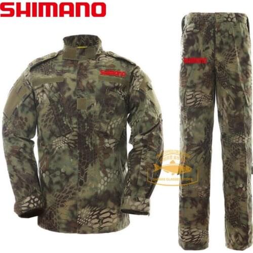 Shimano New Men Uniform Airsoft Camouflage Daiwa Fishing Jacket Tactical Suit Camping Army Special Forces Combat Jackets Clothes