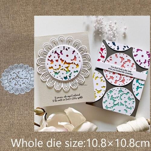 New Design Craft Metal stencil mold Cutting Dies Floral Doily decoration scrapbook die cuts Album Paper Card Craft Embossing