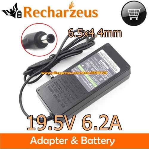 Genuine 19.5V 6.2A 121W Adapter Charger For SONY VAIO VPCF-132FX VGP-AC19V45 VGP-ACV46 VGP-AC19V16 PCG-GRT180 PCG-GRZ530
