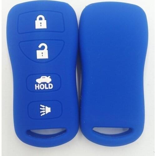 3PC silicone Modified key cover holder shell case for Nissan Terrano 3 Almer for Renault Logan for Opel Vivaro Remote Case